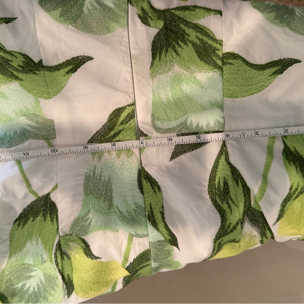 Adelyn Rae Leafy Green and White Midi Dress - Picture 7 of 12